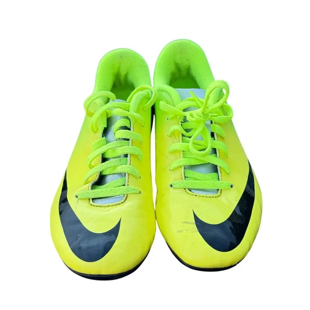 Nike Mercurial Victory IV Vibrant Yellow‎ Youth Size 3.5Y